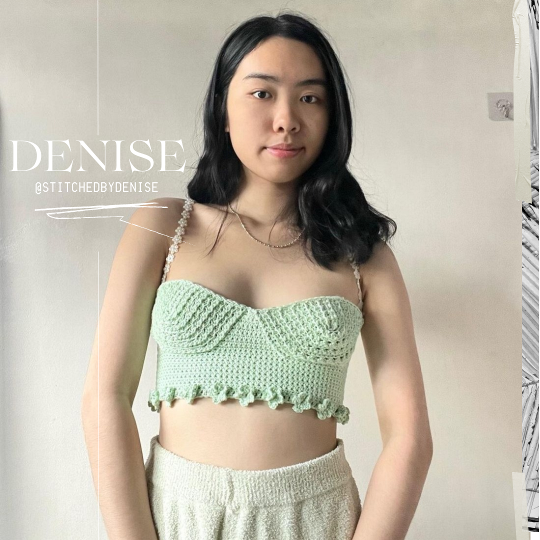 Hera Bustier Top Crochet Written Pattern
