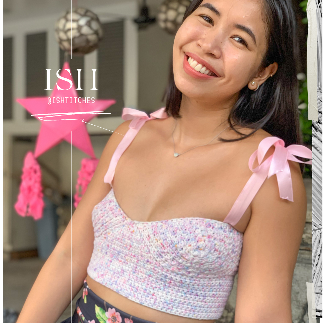 Hera Bustier Top Crochet Written Pattern