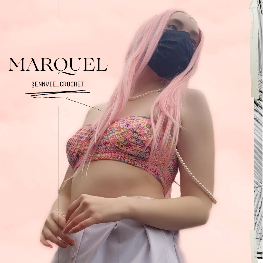 Hera Bustier Top Crochet Written Pattern