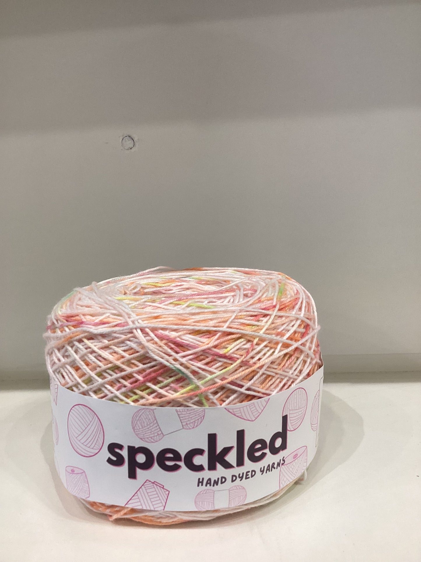 Hand-dyed 4ply and 12ply yarns by @speckledbypurls