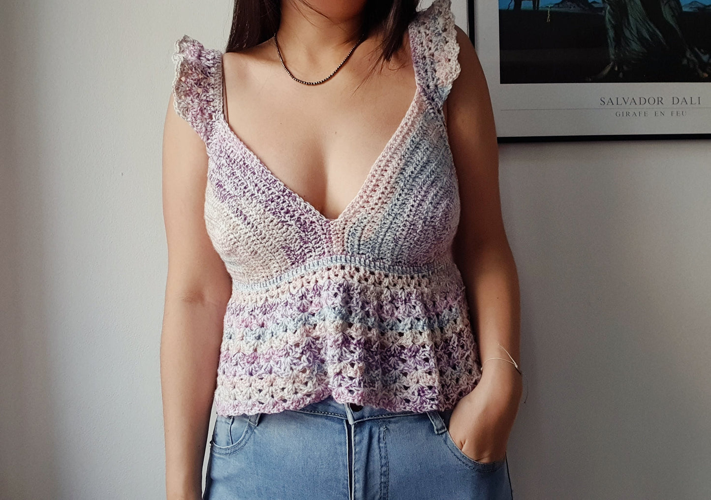 Hyacinth Top Crochet Written Pattern