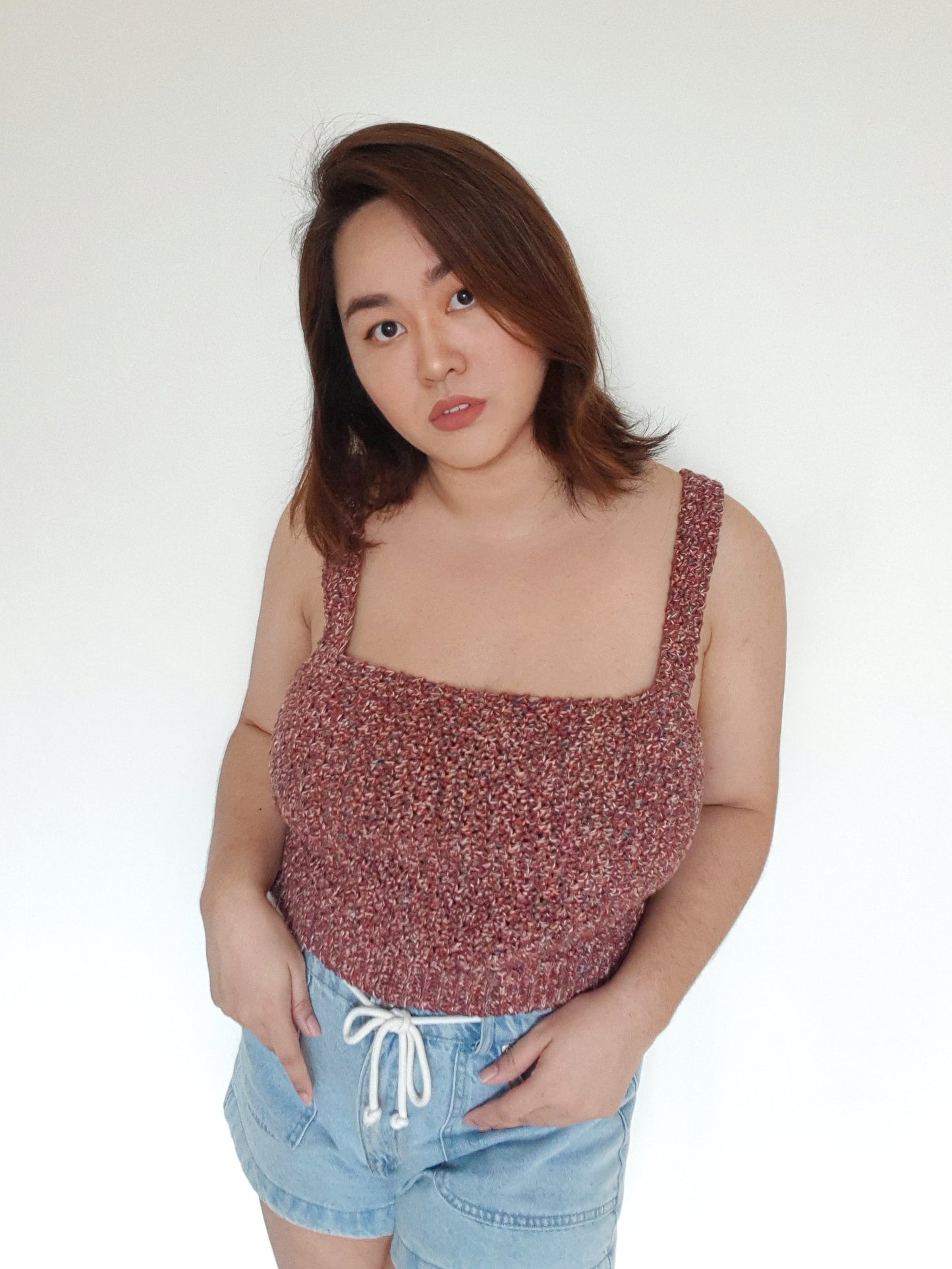 Camellia Top Crochet Written Pattern