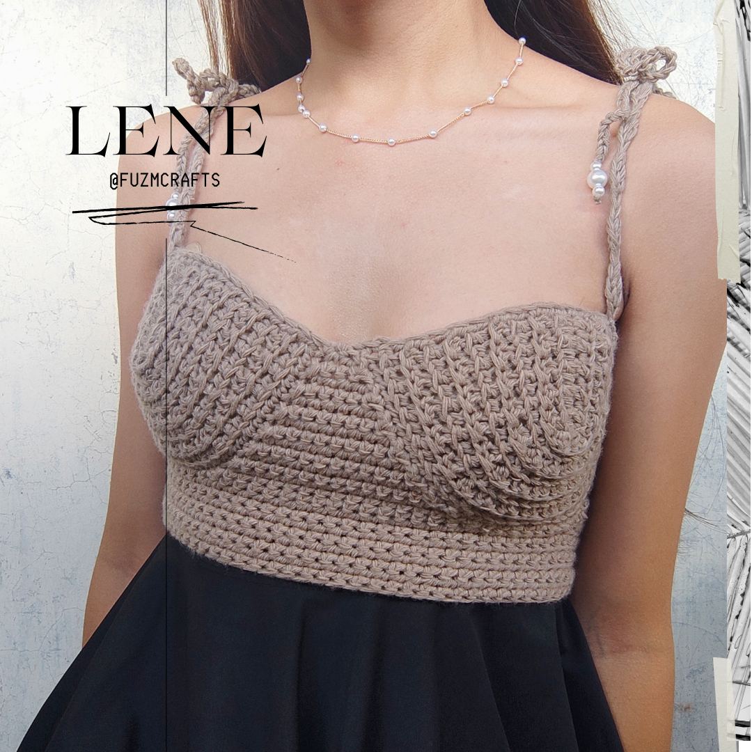 Hera Bustier Top Crochet Written Pattern