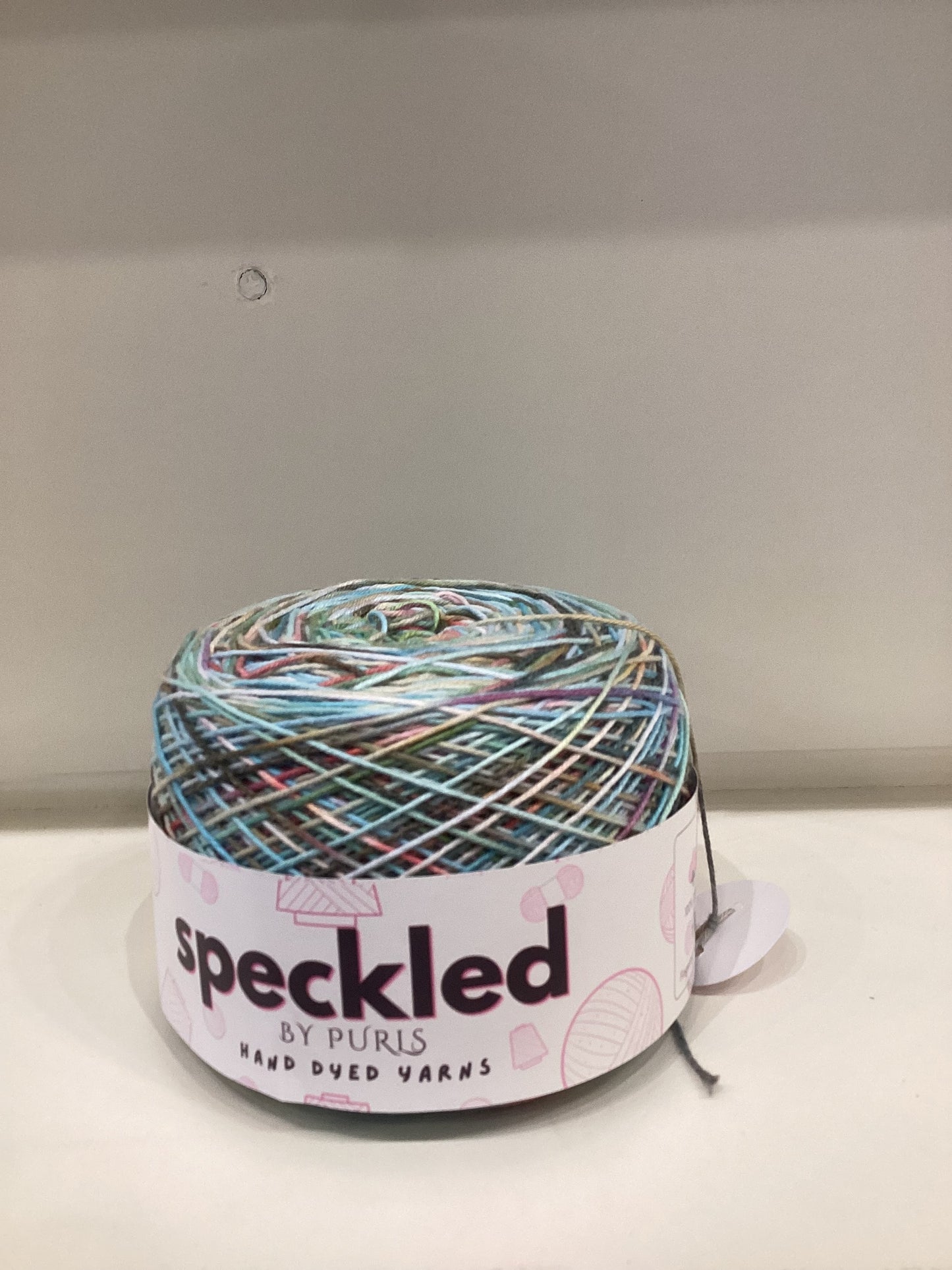Hand-dyed 4ply and 12ply yarns by @speckledbypurls