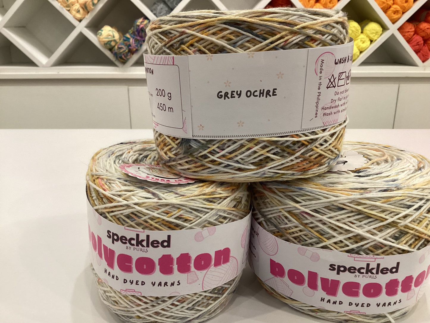 Polycotton Cakes by @speckledbypurls