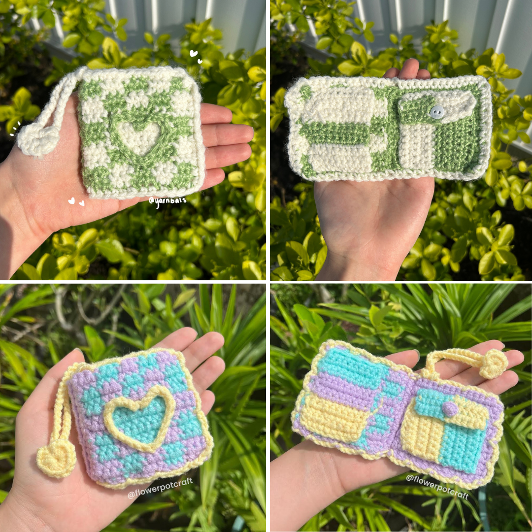 Delia Crochet Wallet Crochet Written Pattern