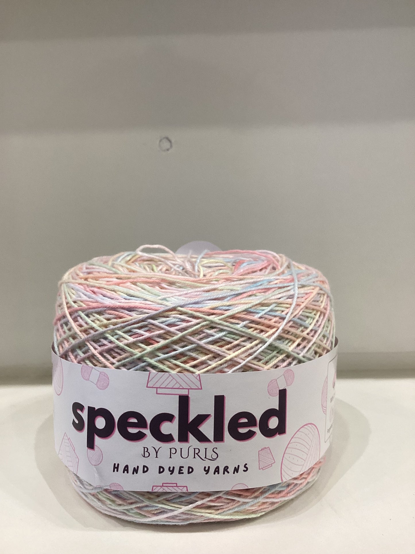 Hand-dyed 4ply and 12ply yarns by @speckledbypurls