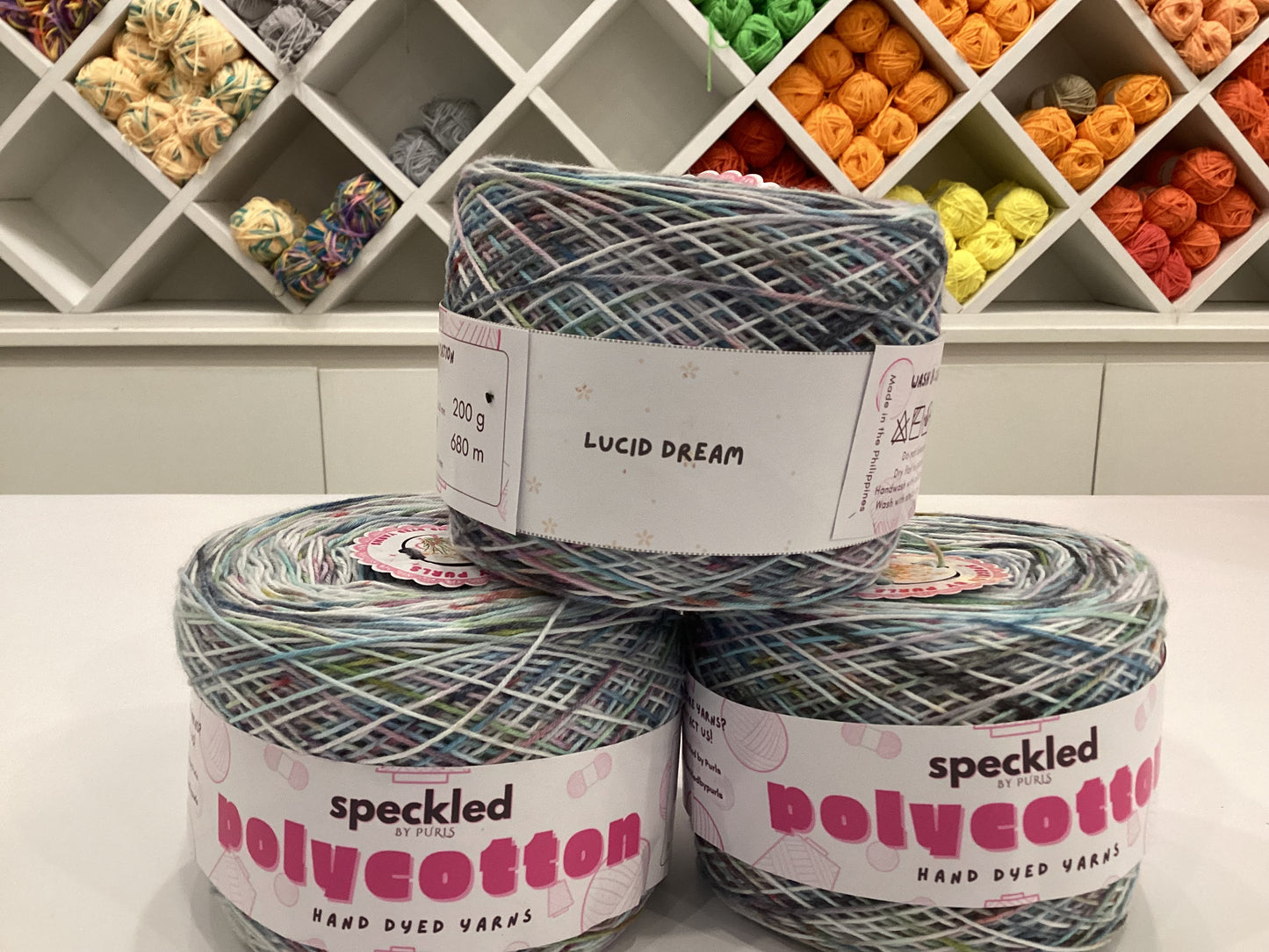 Polycotton Cakes by @speckledbypurls