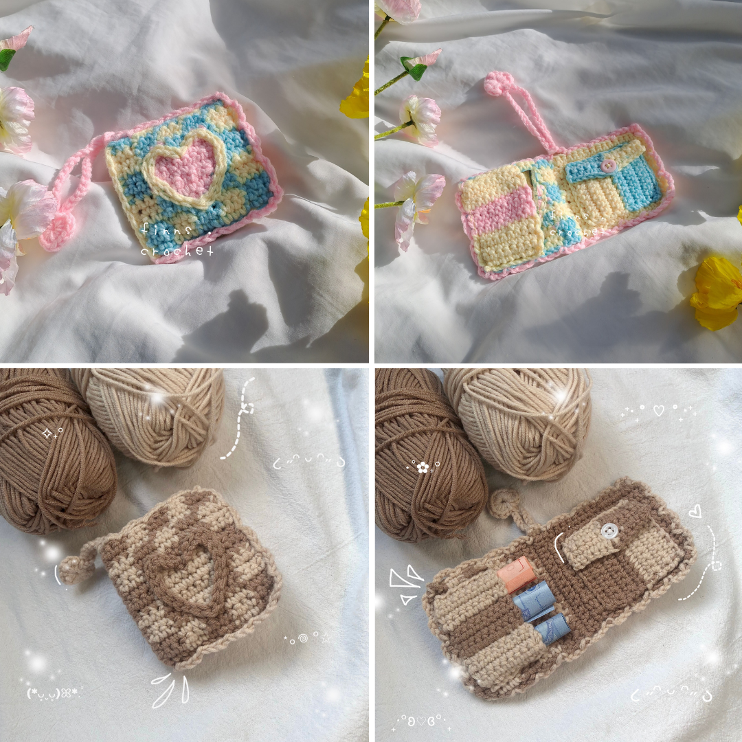 Delia Crochet Wallet Crochet Written Pattern