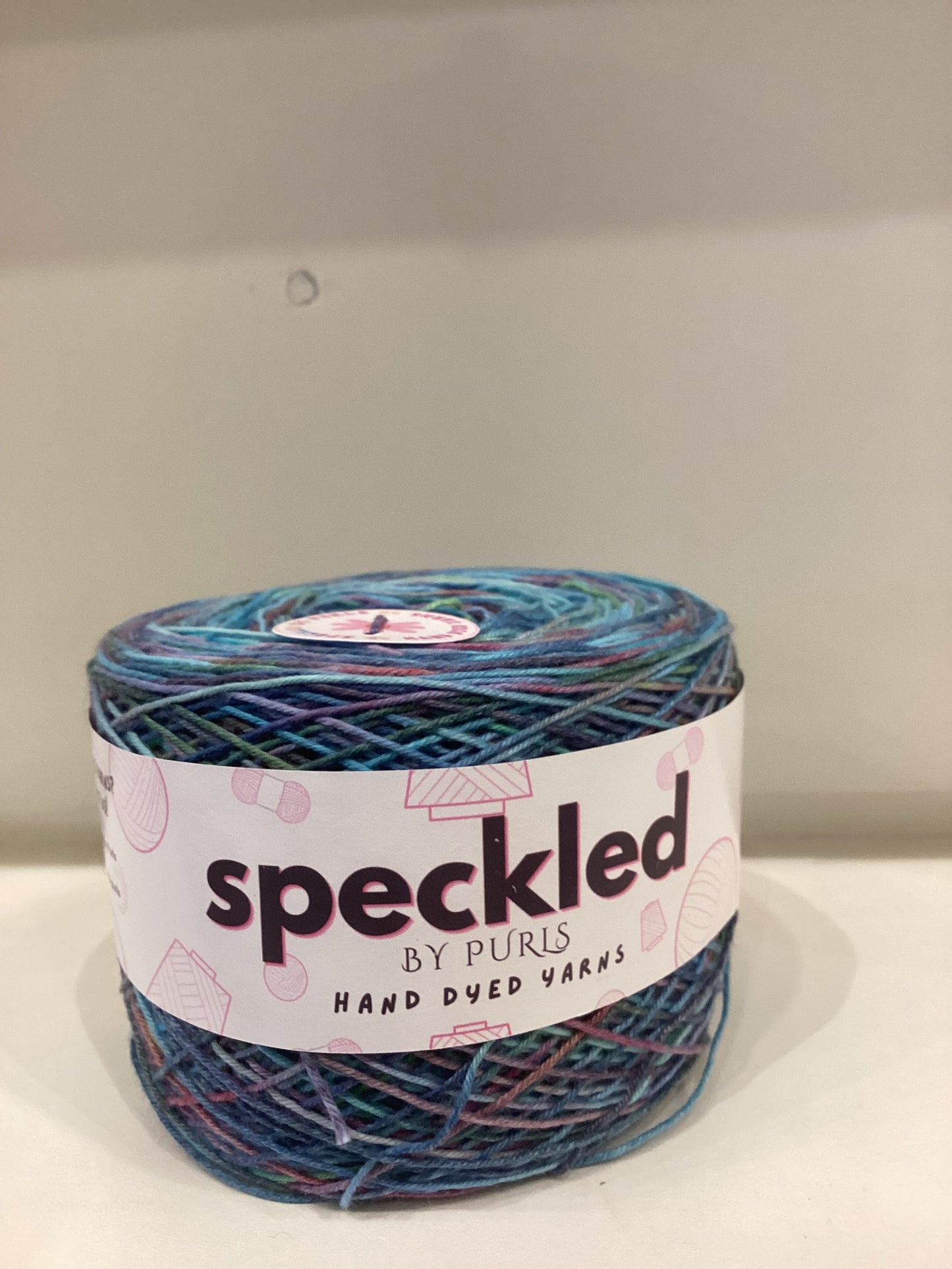 Hand-dyed 4ply and 12ply yarns by @speckledbypurls