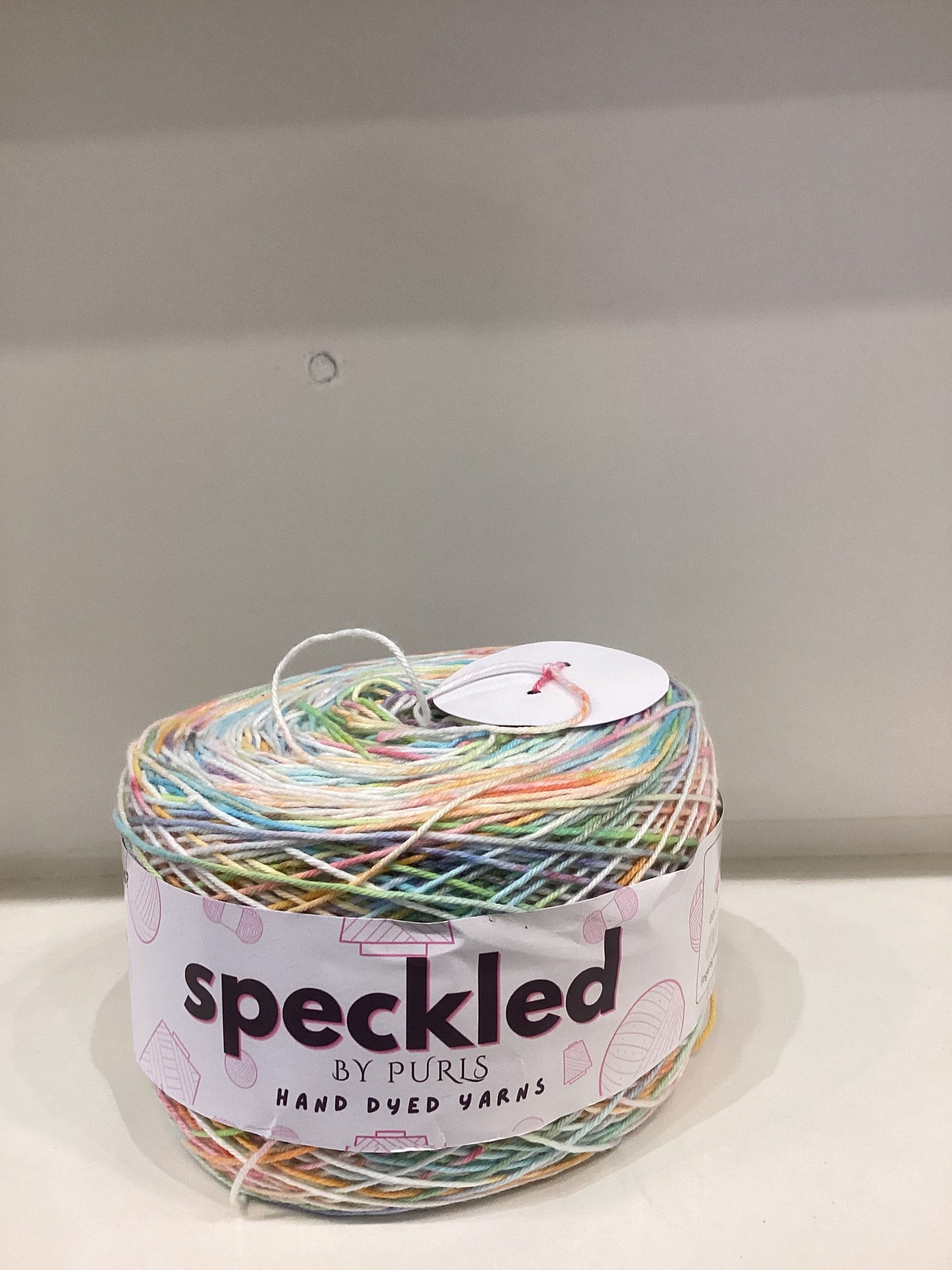 Hand-dyed 4ply and 12ply yarns by @speckledbypurls