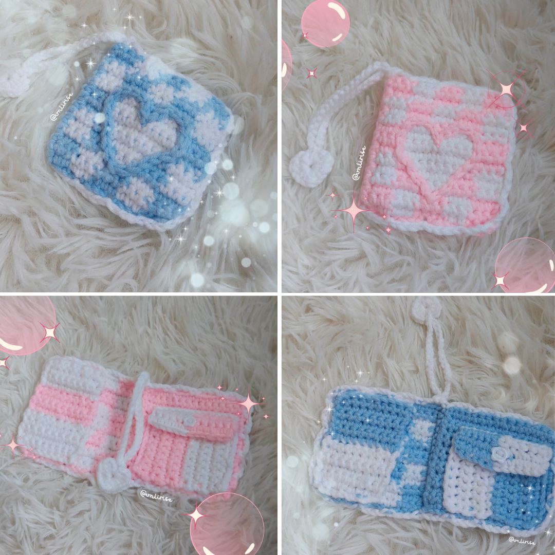Delia Crochet Wallet Crochet Written Pattern