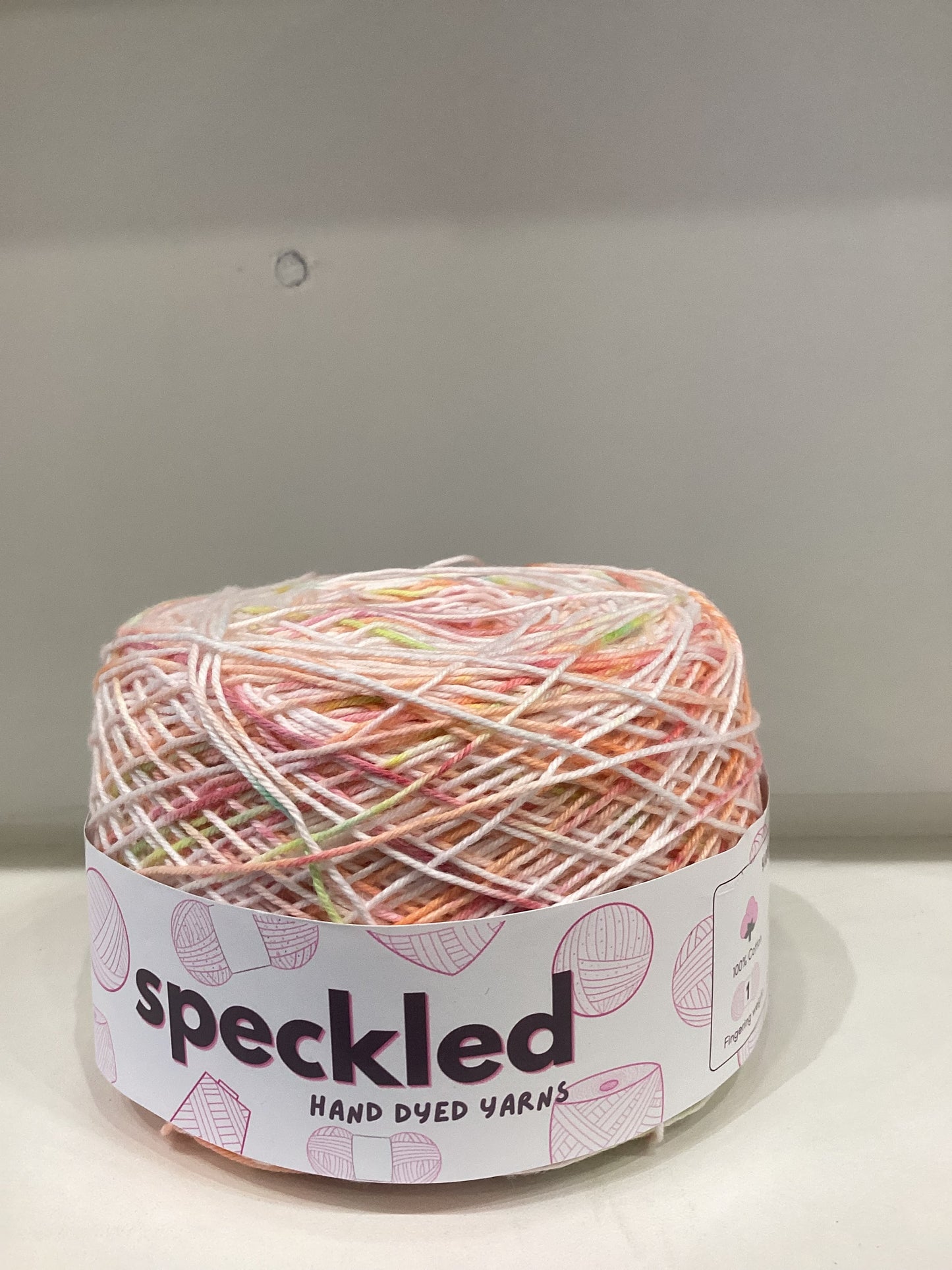 Hand-dyed 4ply and 12ply yarns by @speckledbypurls