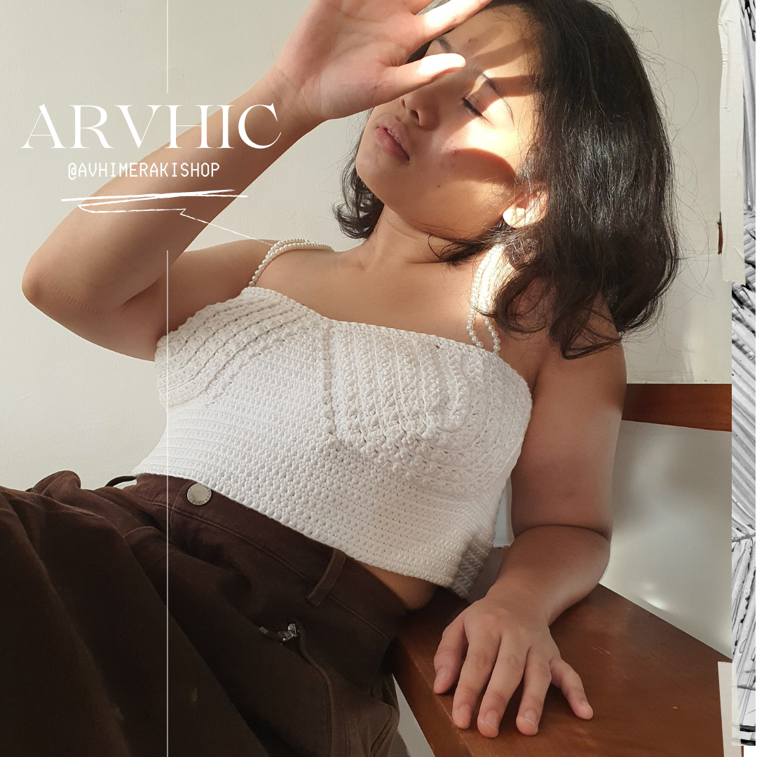 Hera Bustier Top Crochet Written Pattern