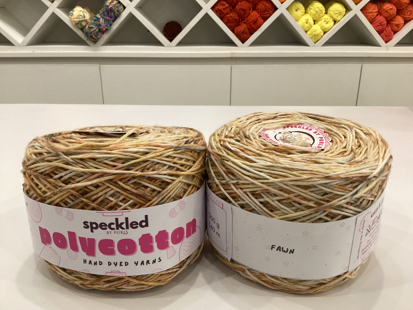 Polycotton Cakes by @speckledbypurls