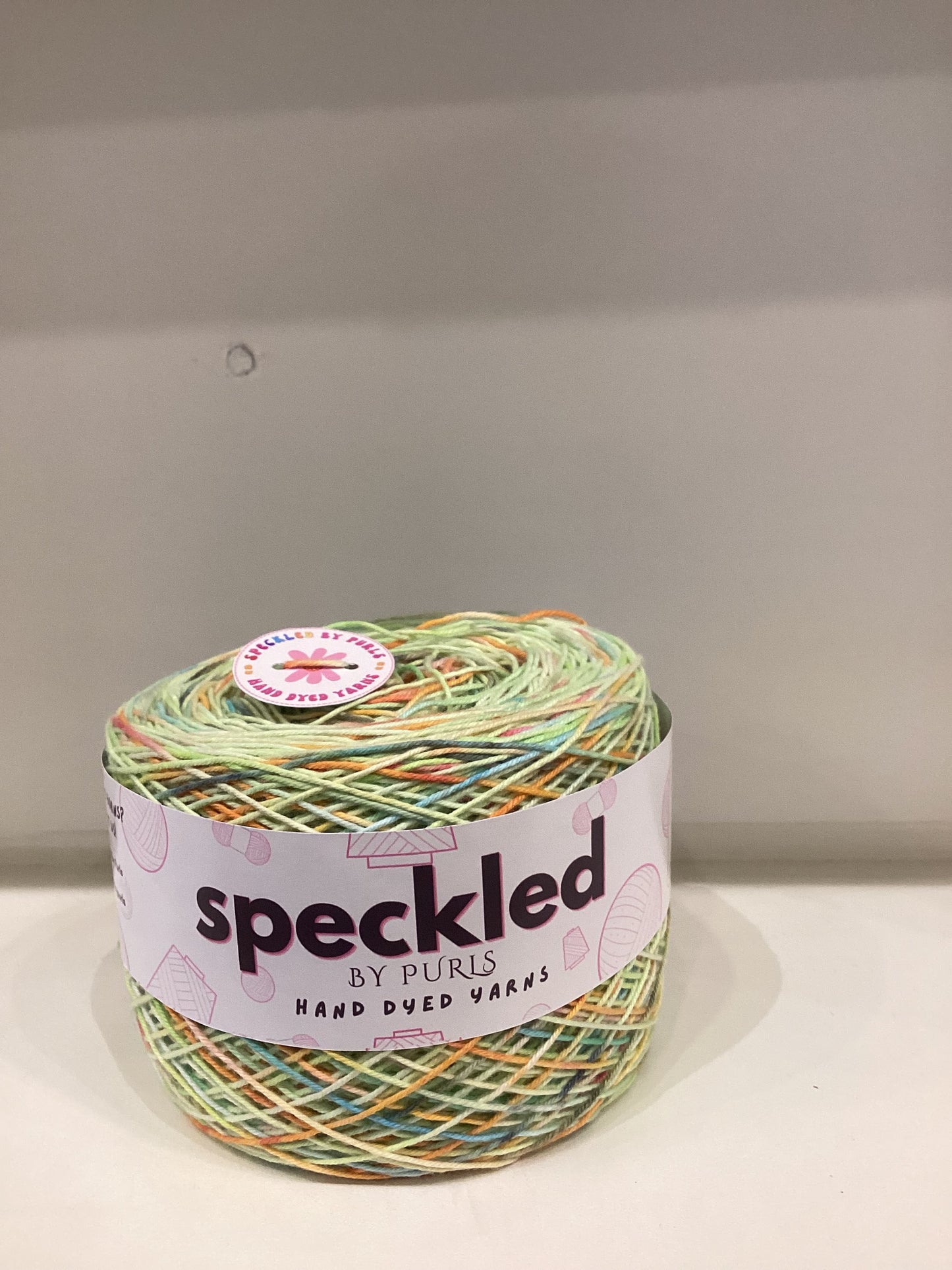 Hand-dyed 4ply and 12ply yarns by @speckledbypurls