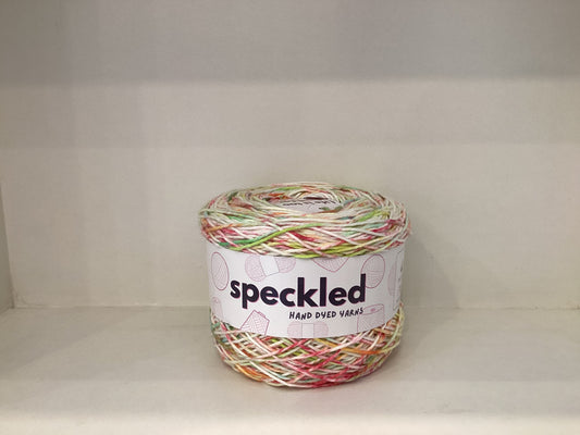 Hand-dyed 4ply and 12ply yarns by @speckledbypurls