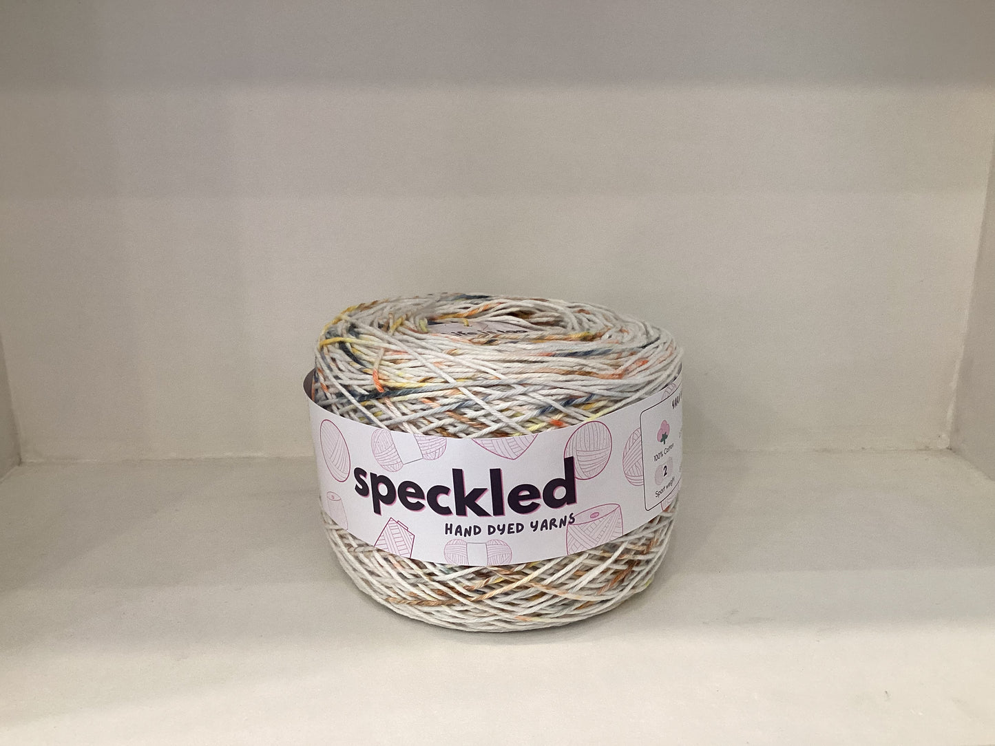 Hand-dyed 4ply and 12ply yarns by @speckledbypurls