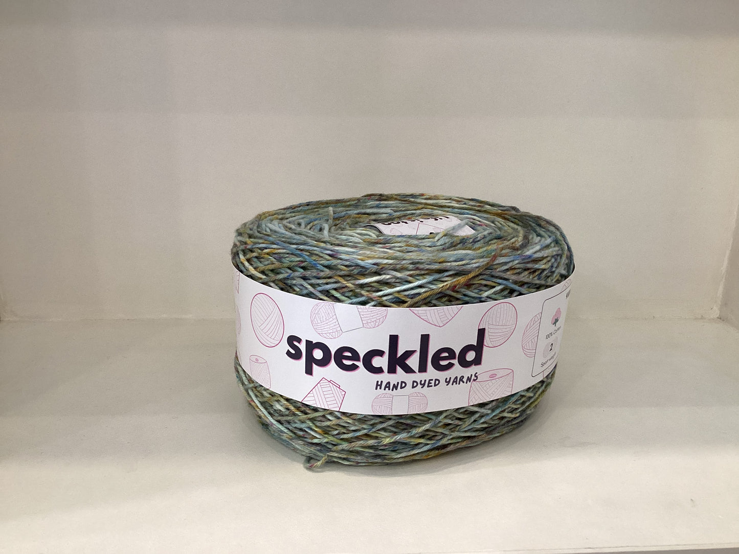 Hand-dyed 4ply and 12ply yarns by @speckledbypurls