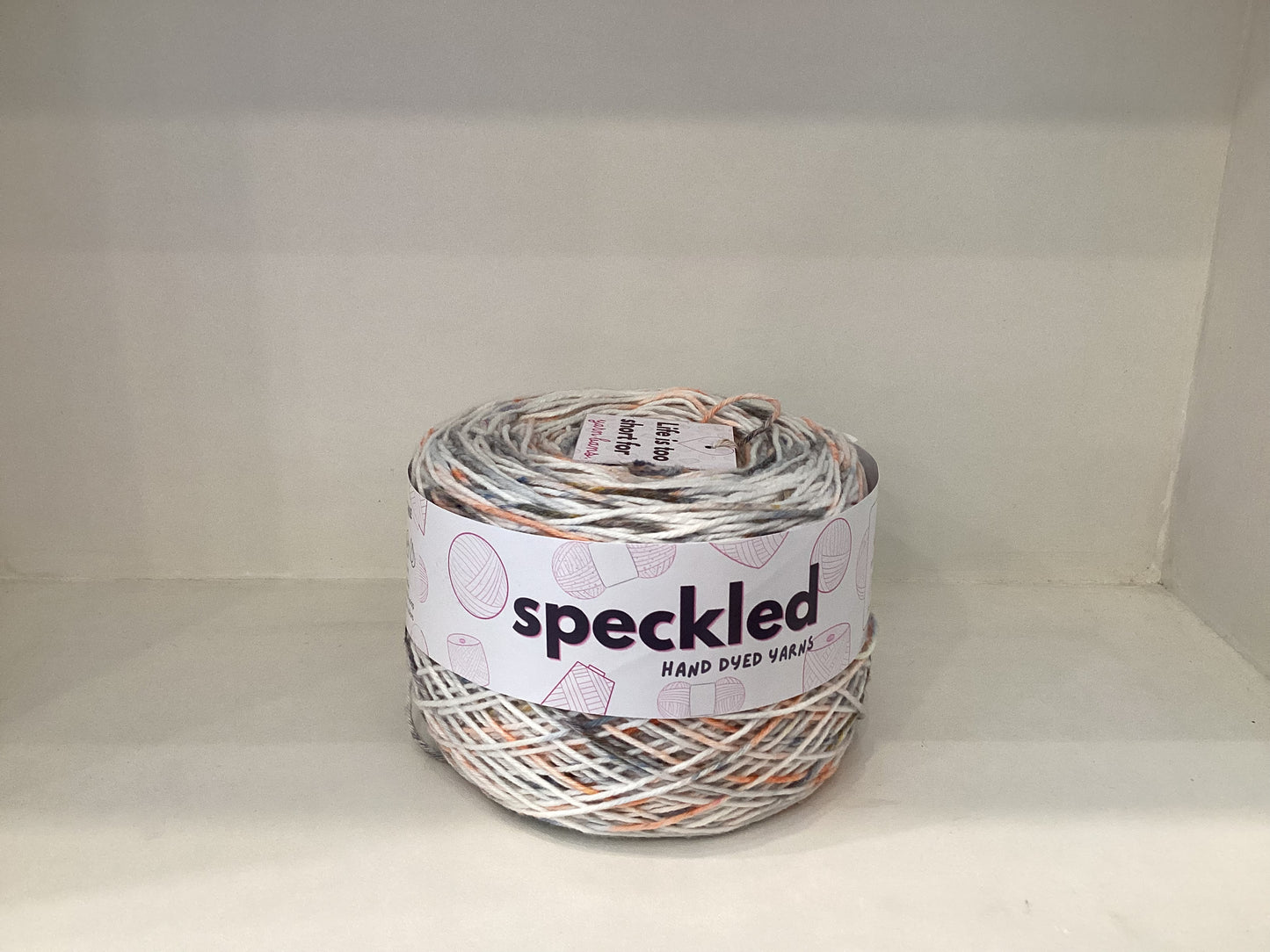 Hand-dyed 4ply and 12ply yarns by @speckledbypurls