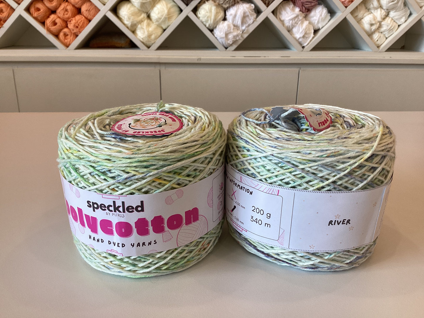 Polycotton Cakes by @speckledbypurls