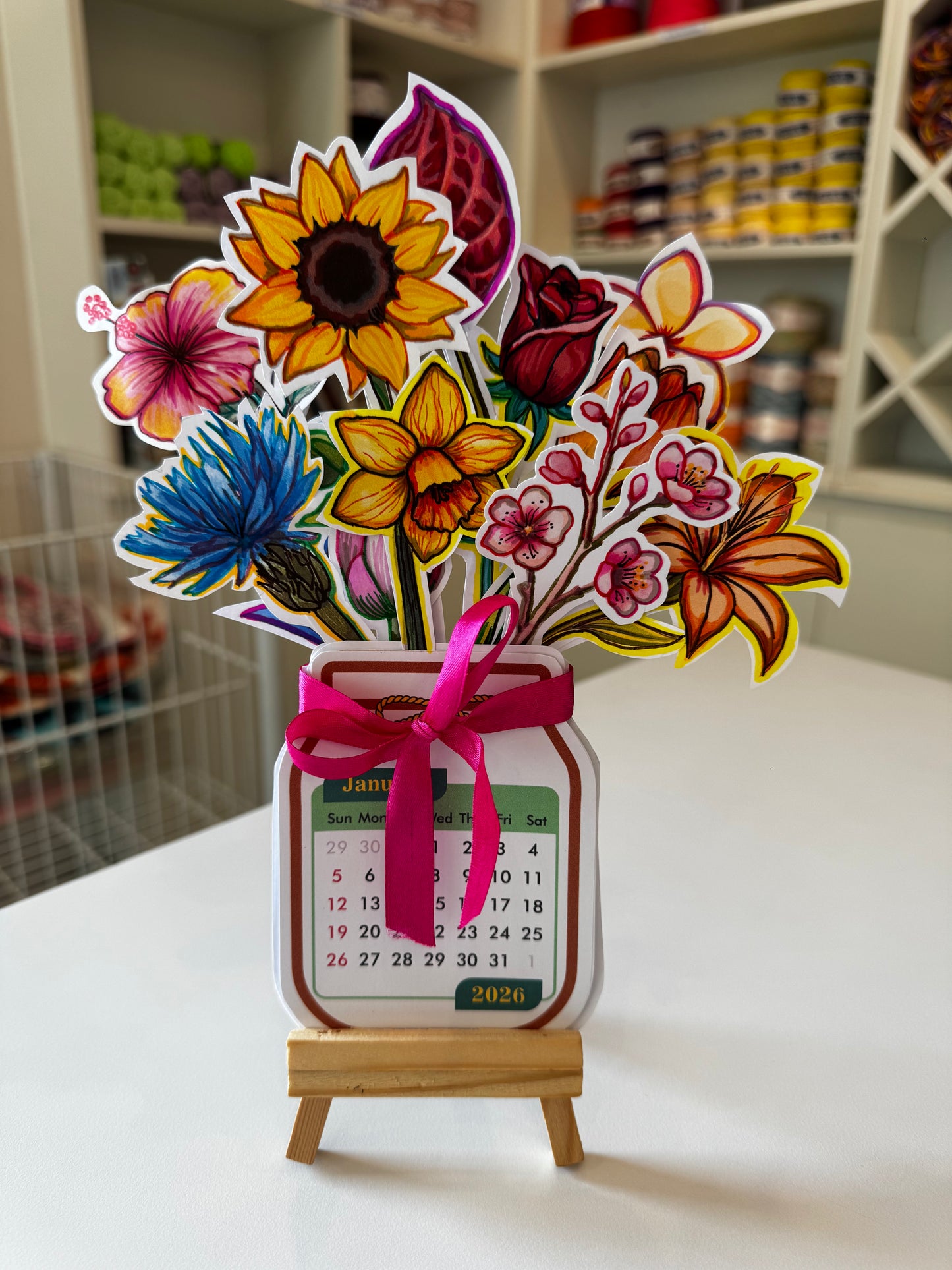 Floral Calendar Making Workshop (October 26, 2025)