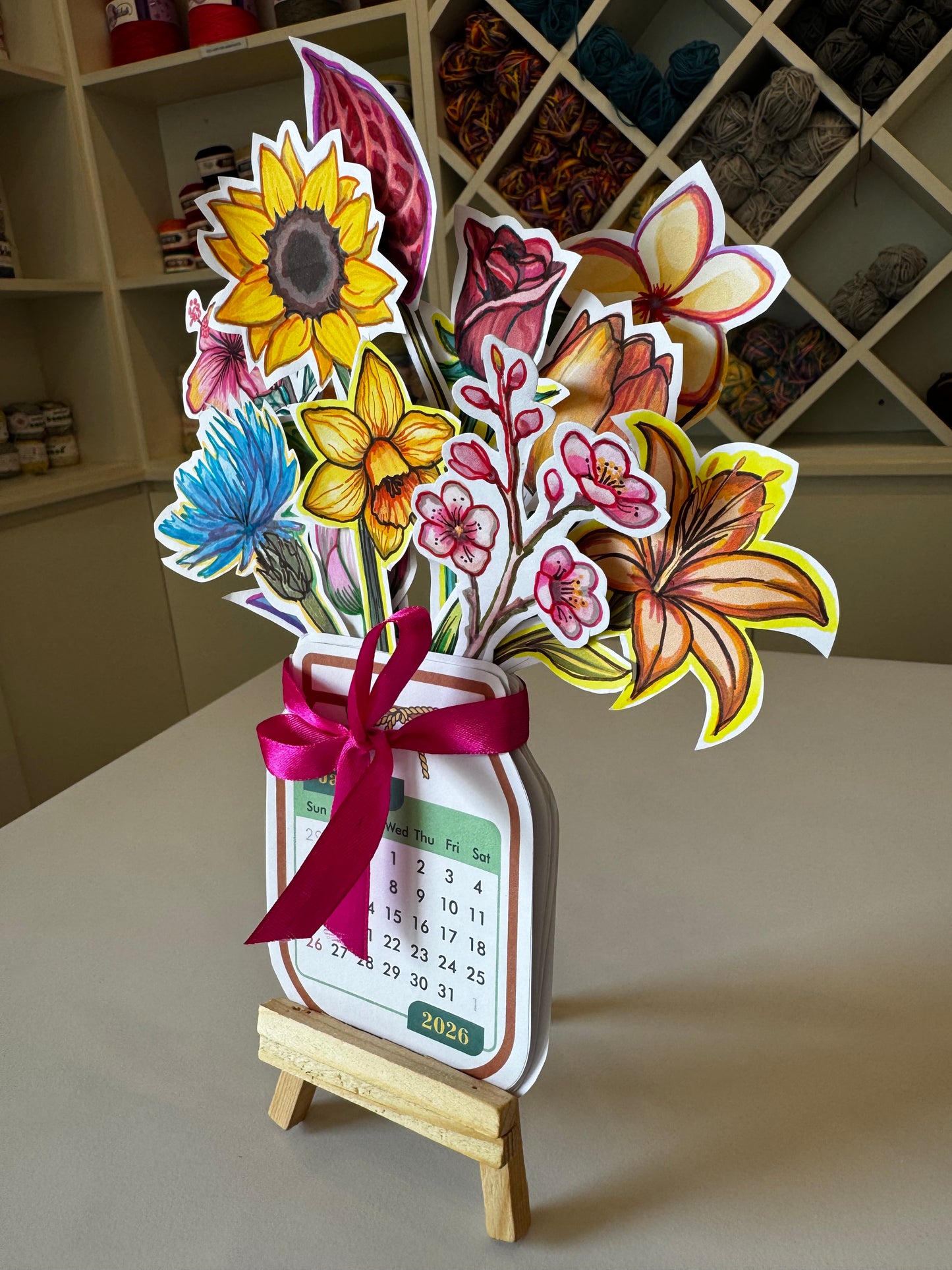 Floral Calendar Making Workshop (October 26, 2025)