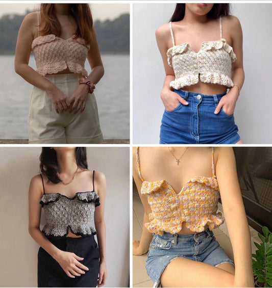 Amira Top Crochet Written Pattern