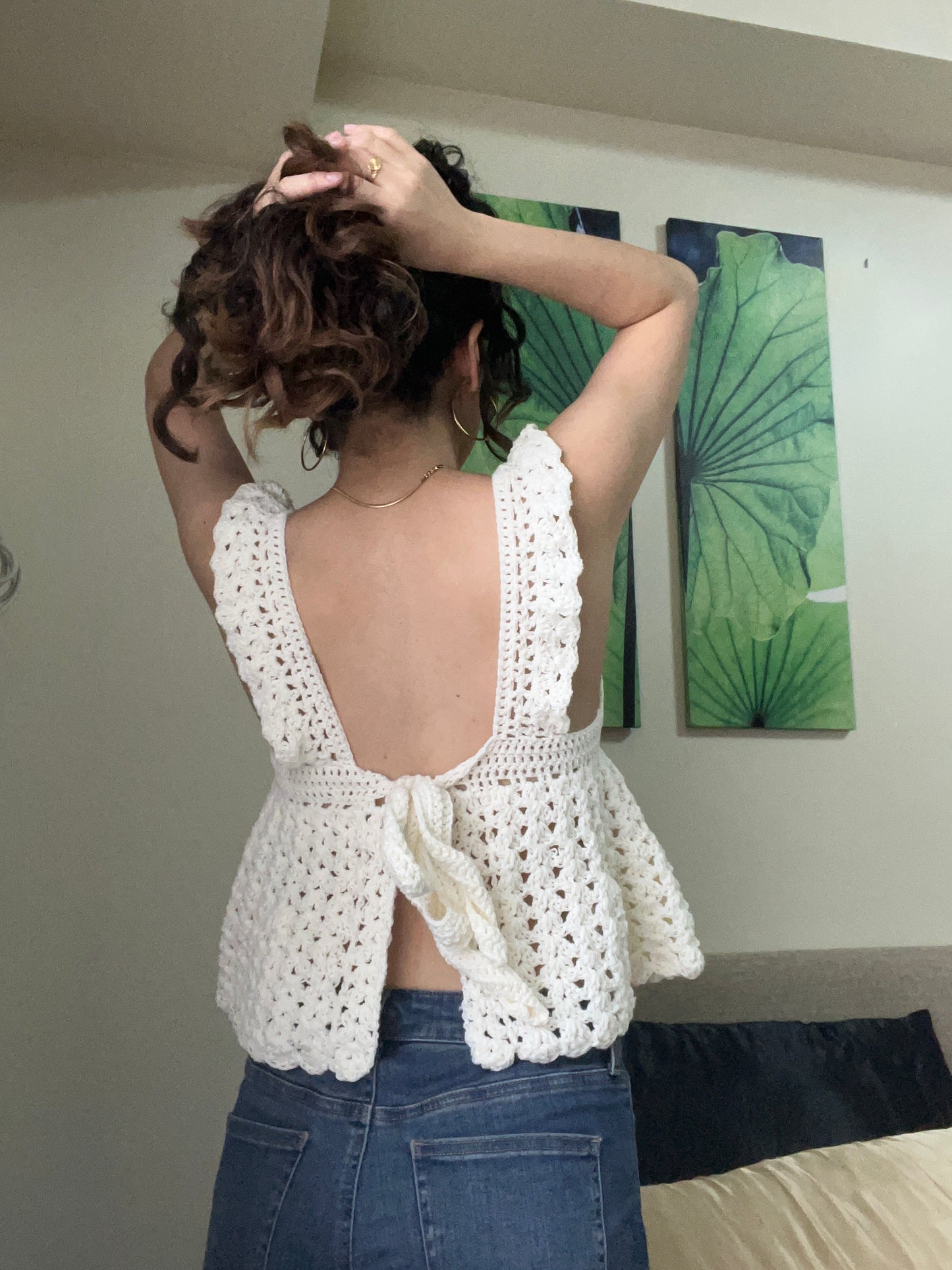 Hyacinth Top Crochet Written Pattern