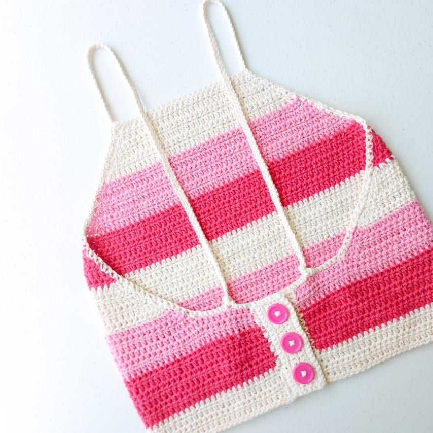 Iris Top Crochet Written Pattern