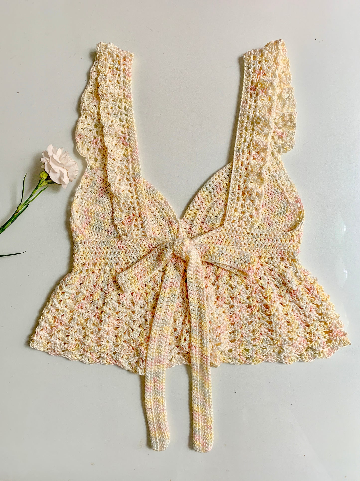 Hyacinth Top Crochet Written Pattern