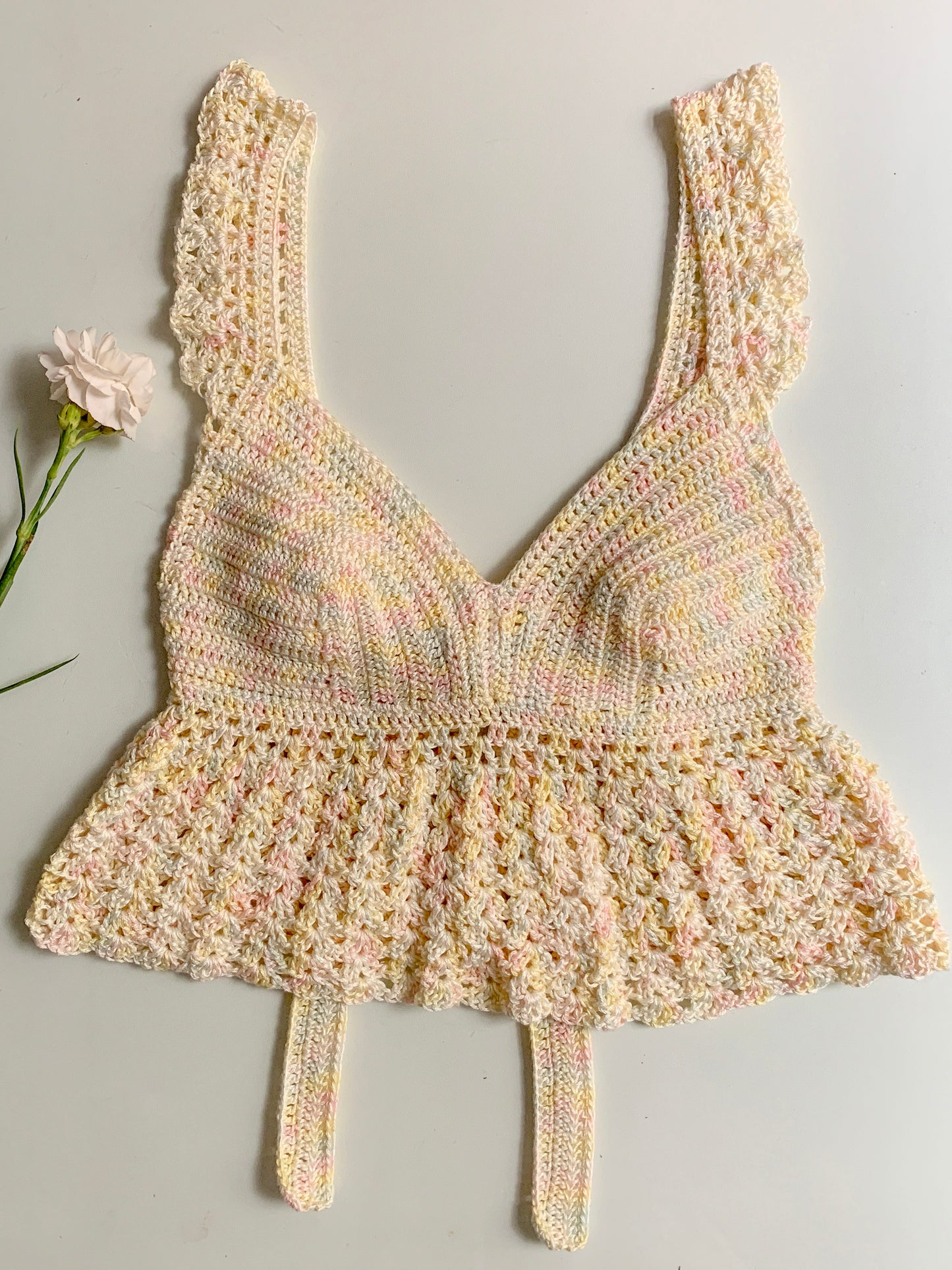 Hyacinth Top Crochet Written Pattern