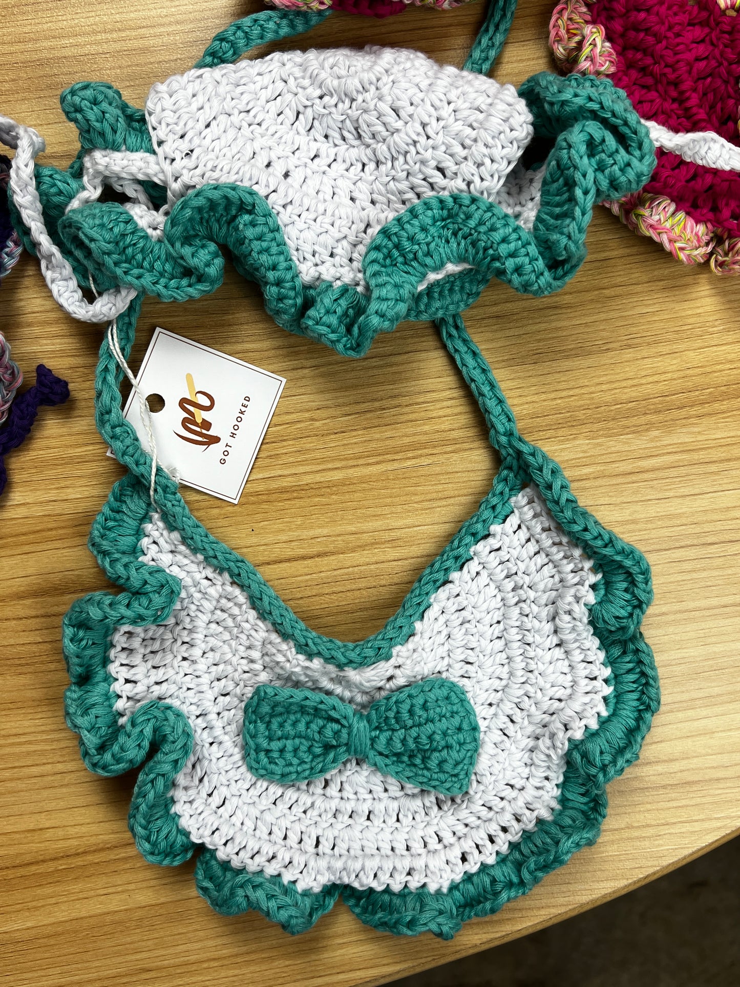 Pet Bandana and Hat Set by @mgothooked