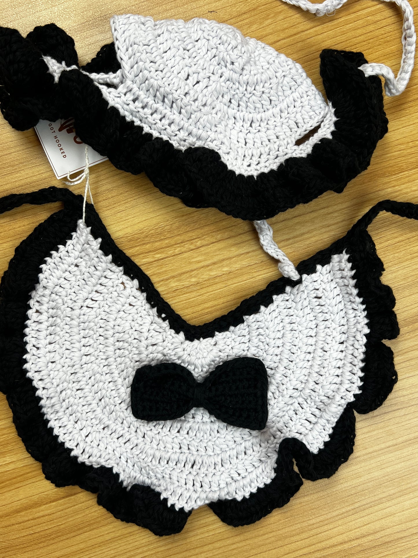 Pet Bandana and Hat Set by @mgothooked