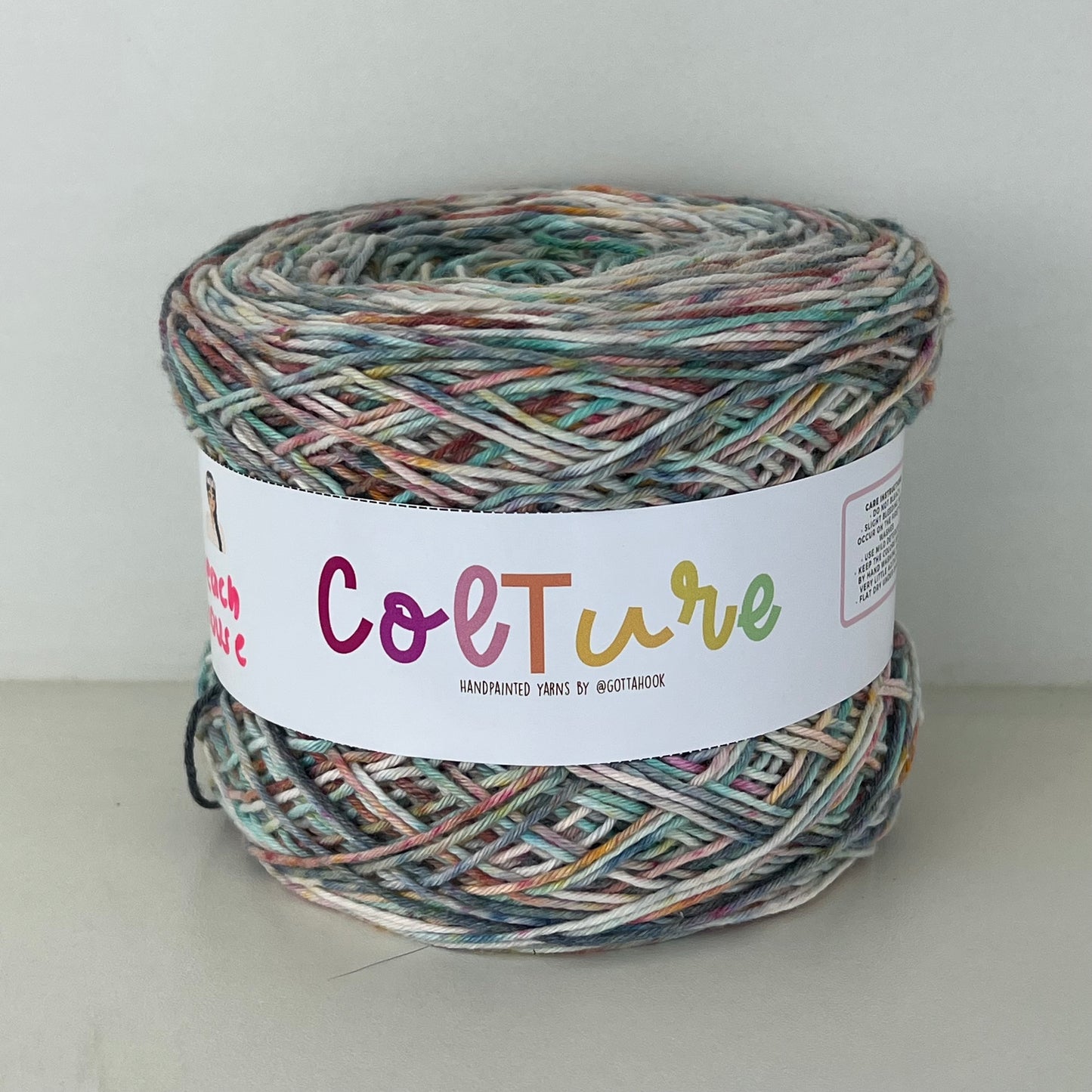Hand-dyed 6ply yarns by @col.ture