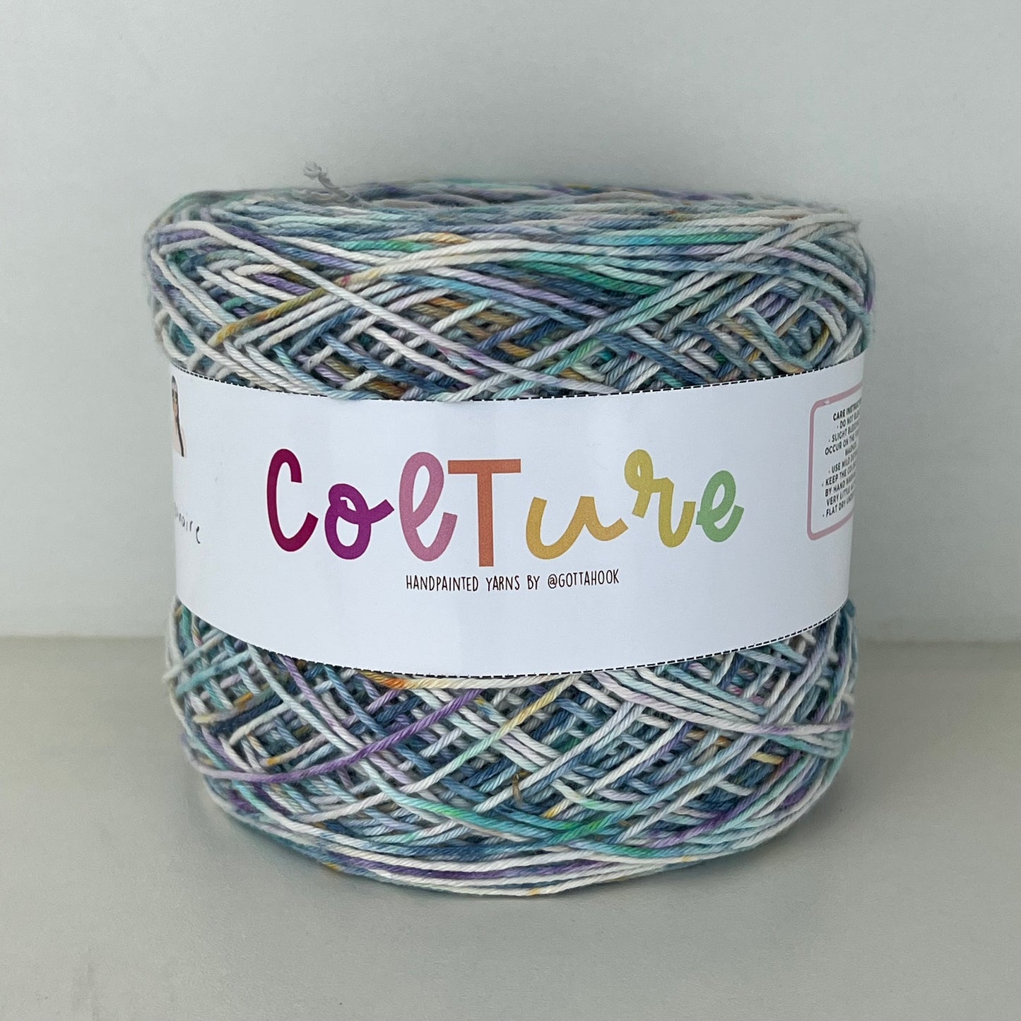 Hand-dyed 6ply yarns by @col.ture