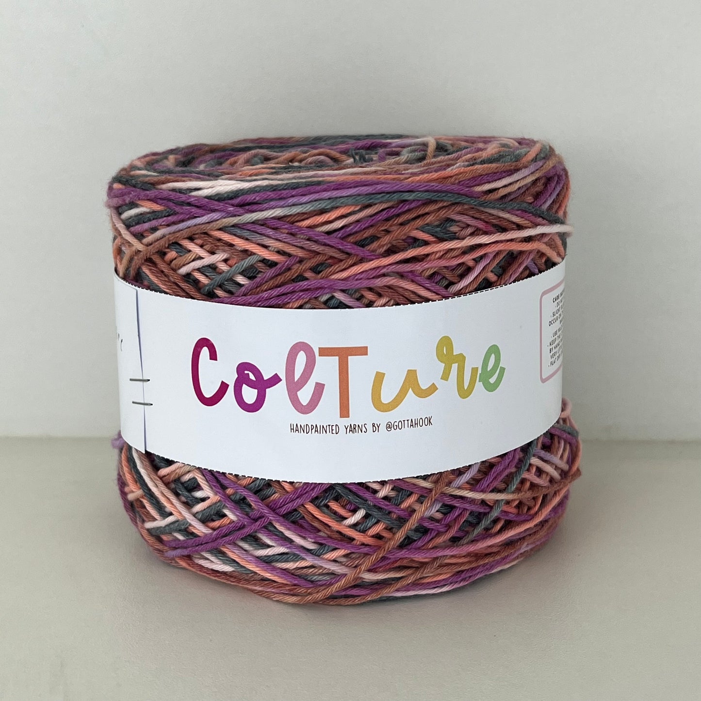 Hand-dyed 8ply yarns by @col.ture