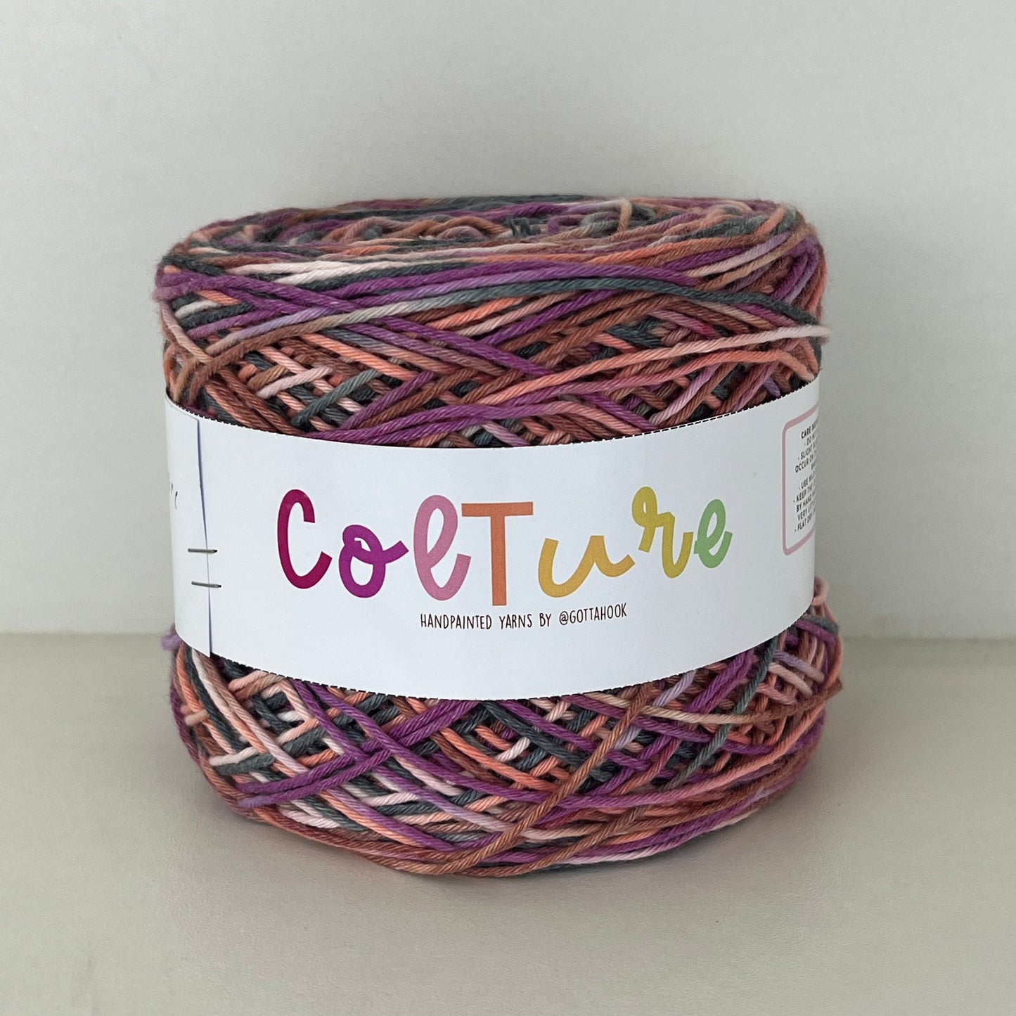 Hand-dyed 12ply yarns by @col.ture