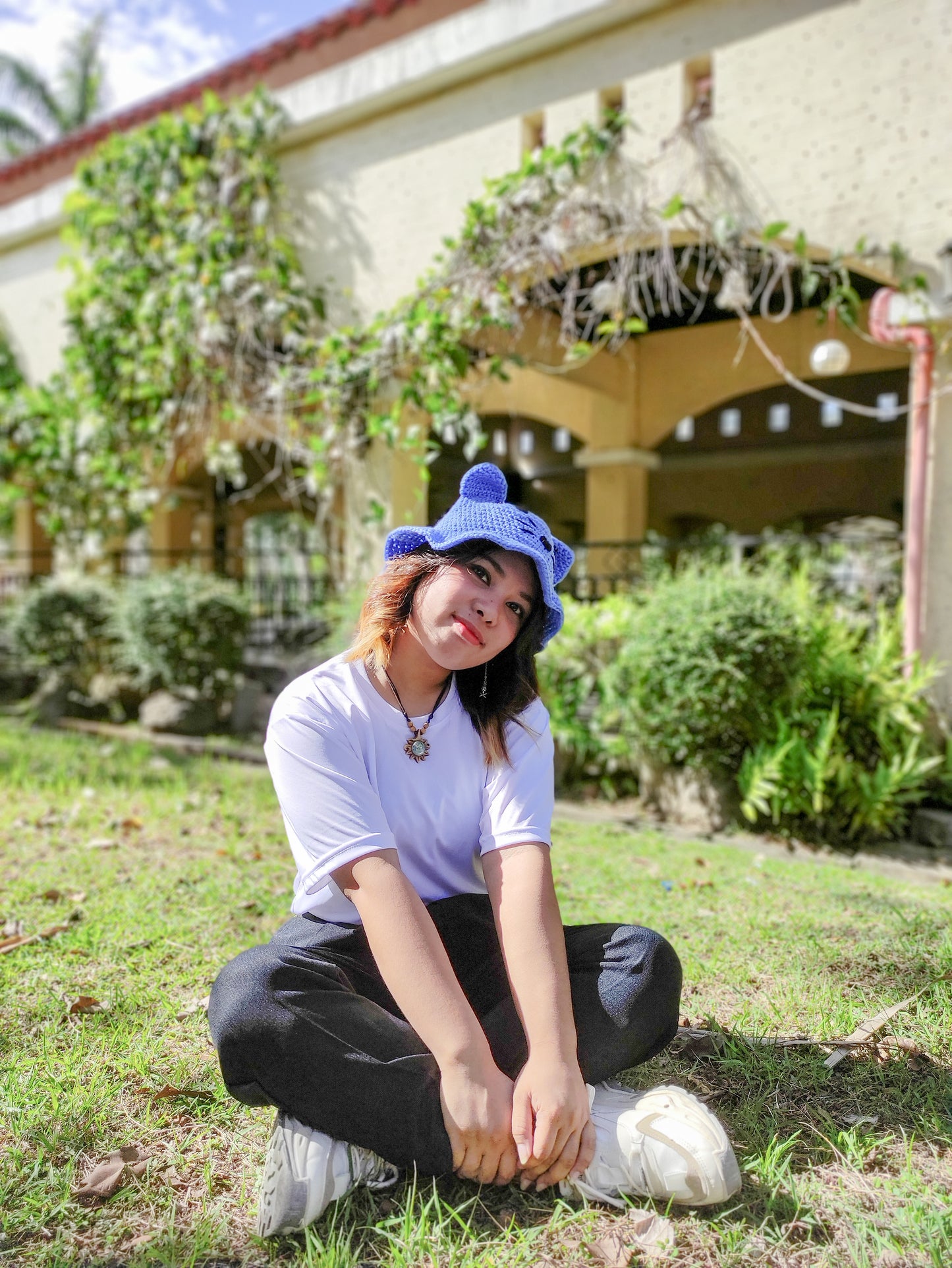 Cat Bucket Hat Crochet Written Pattern