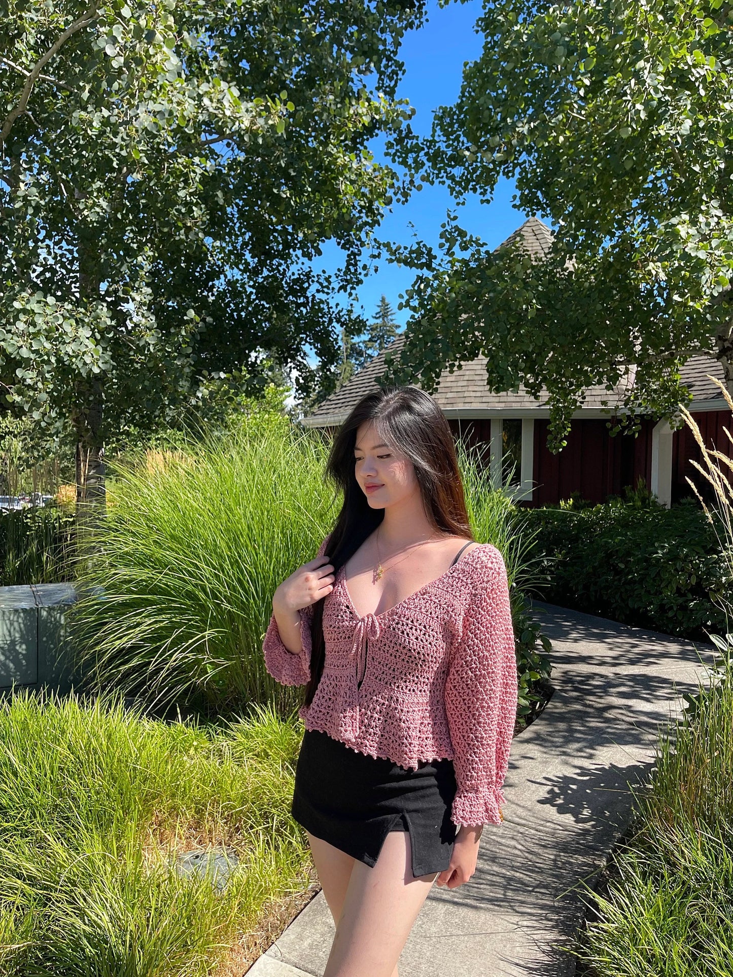 Tiffany Cardigan Crochet Written Pattern