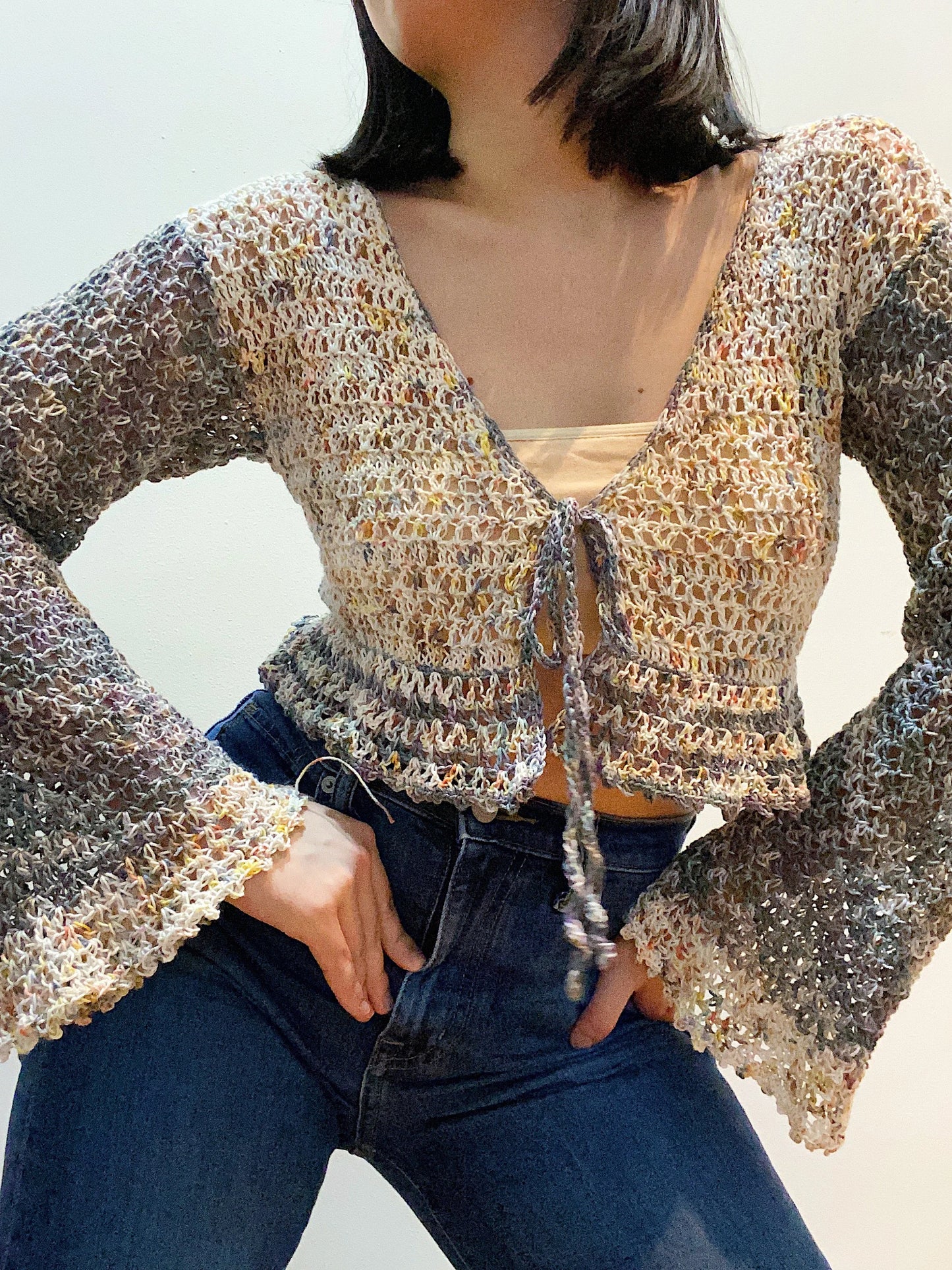 Tiffany Cardigan Crochet Written Pattern