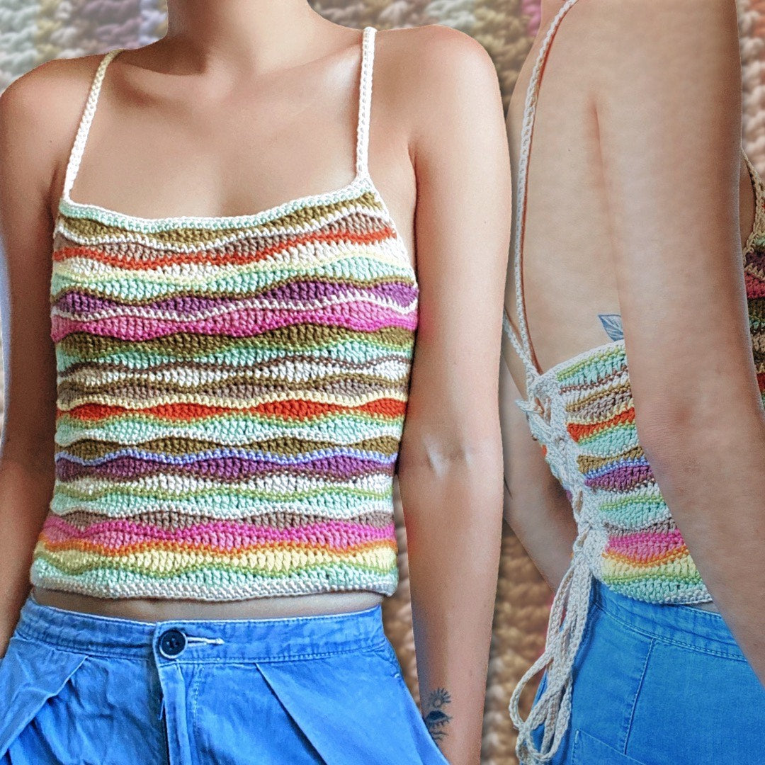 Lily Top Crochet Written Pattern