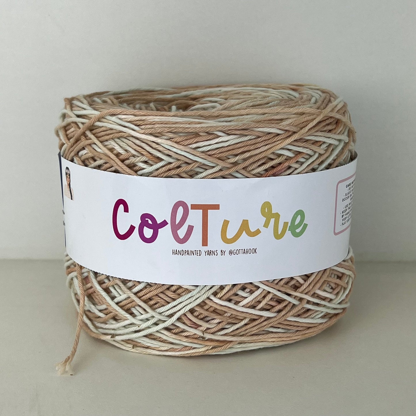 Hand-dyed 12ply yarns by @col.ture
