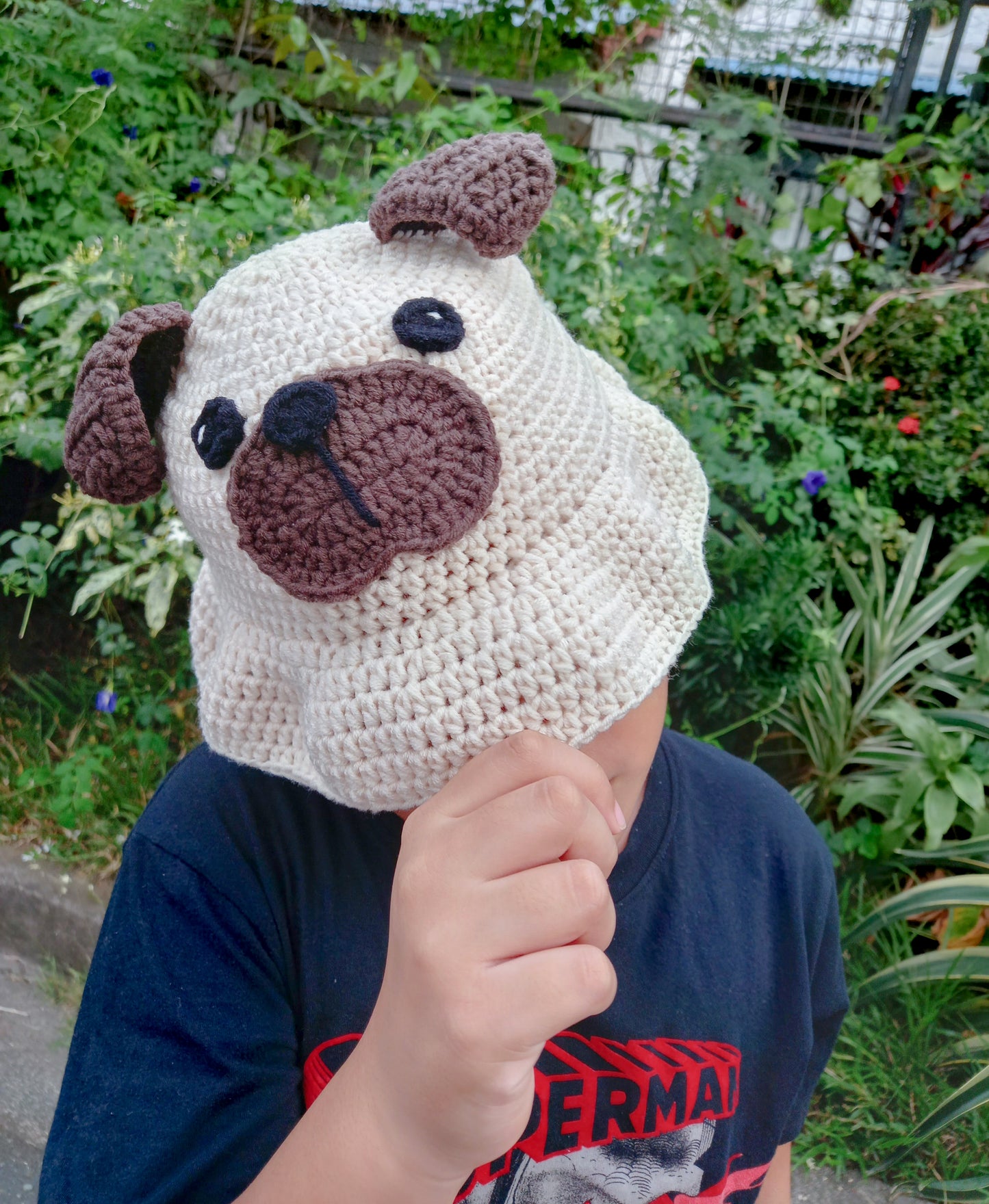 Dog Bucket Hat Crochet Written Pattern