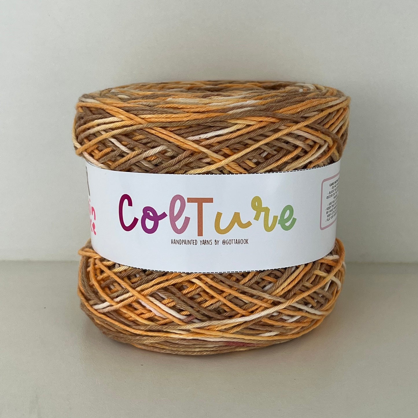 Hand-dyed 12ply yarns by @col.ture