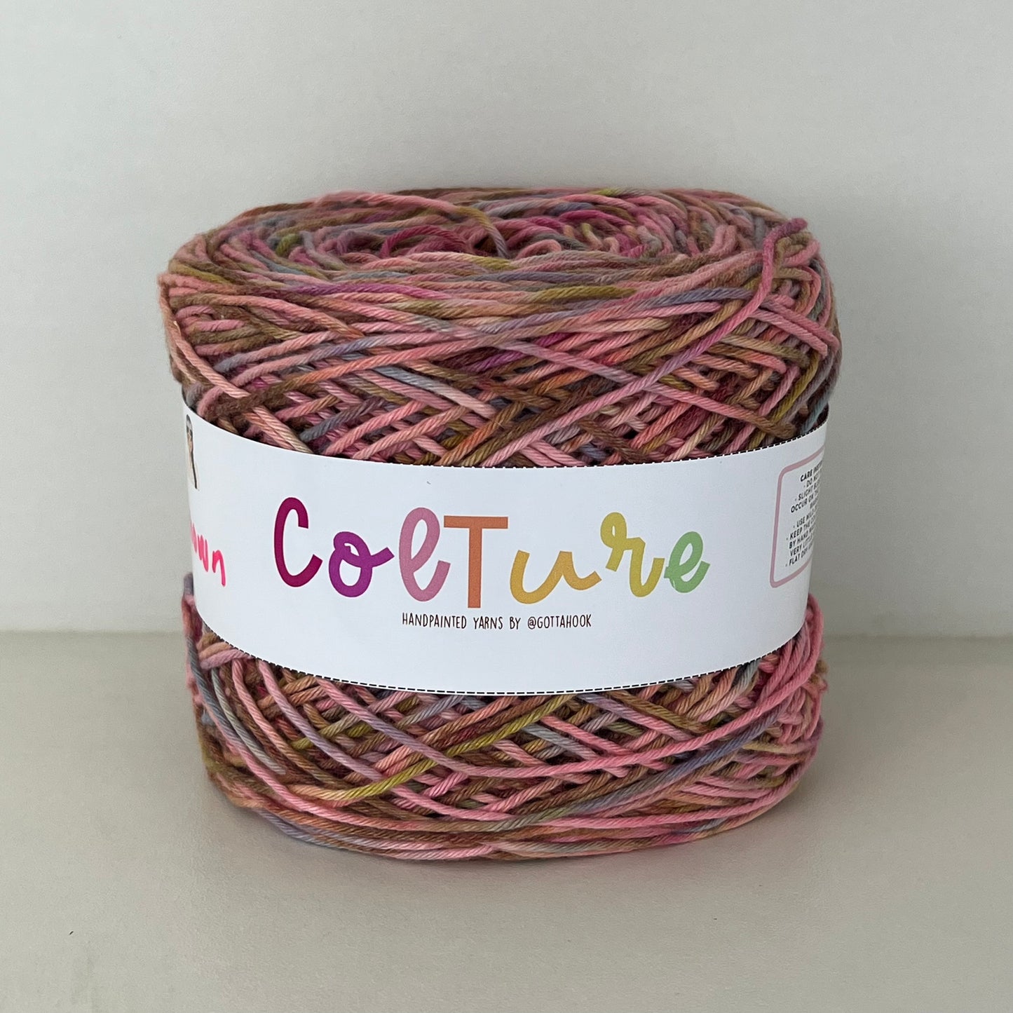 Hand-dyed 8ply yarns by @col.ture