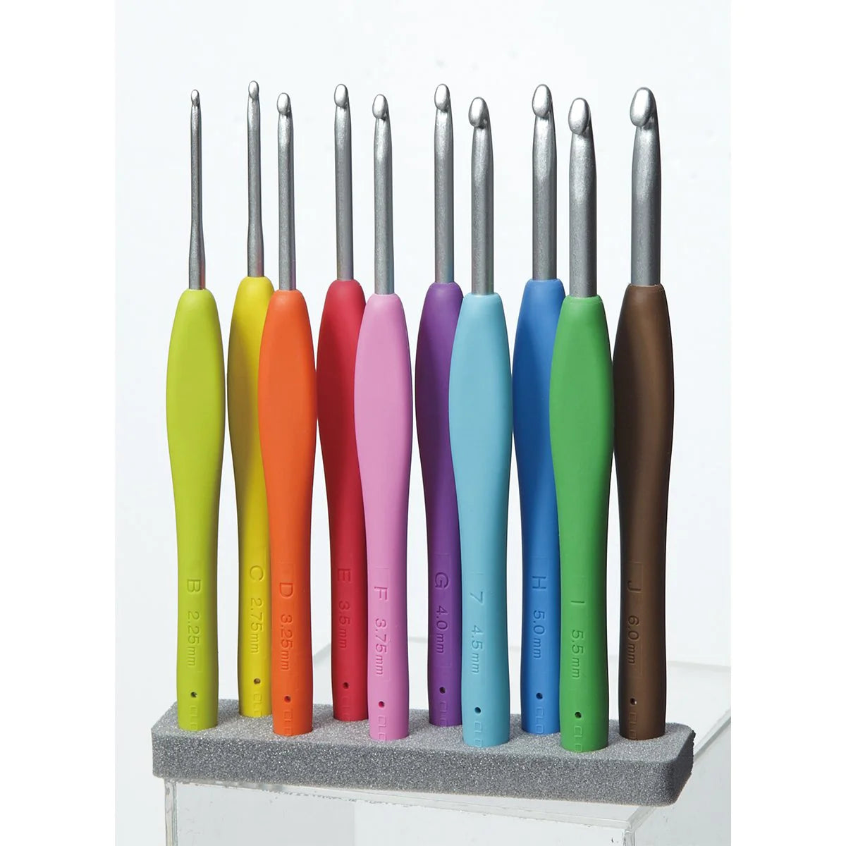 Clover 3672 Amour Crochet Hook Set, 10 sizes