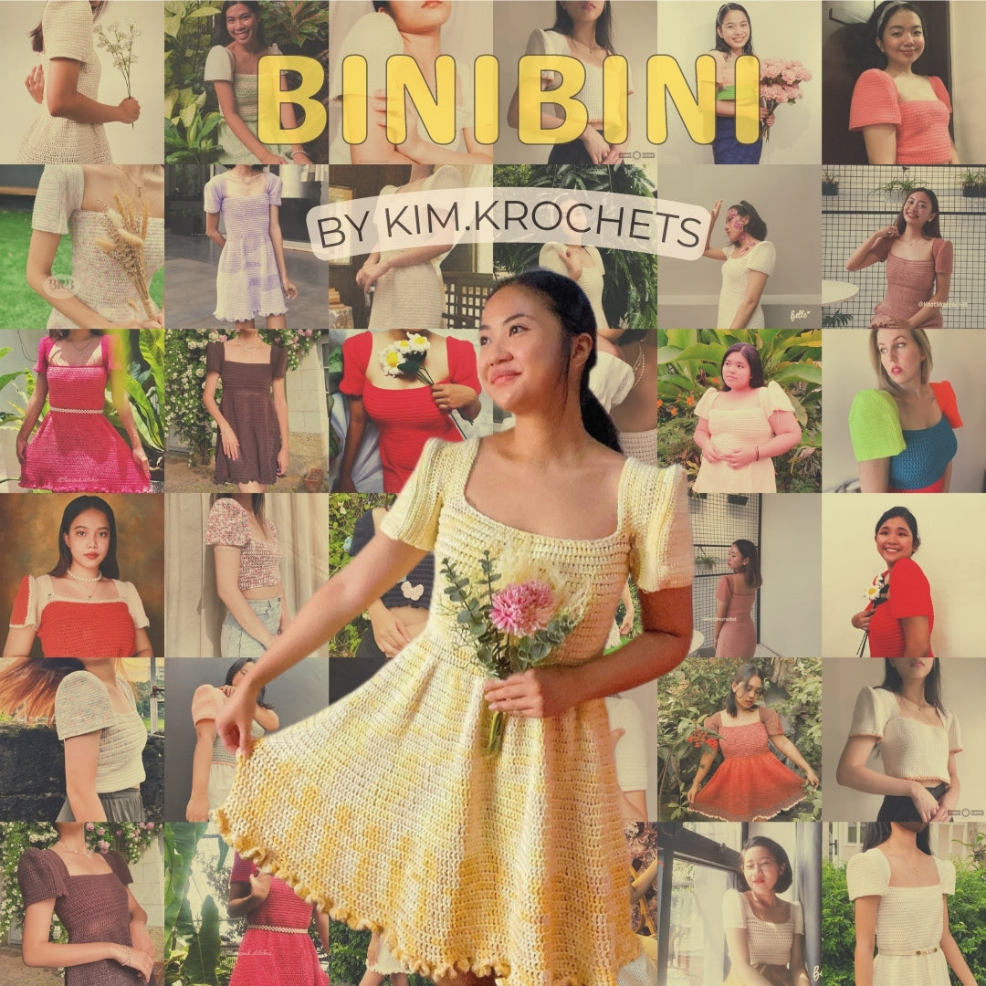 Binibini Filipiñana Dress Crochet Written Pattern