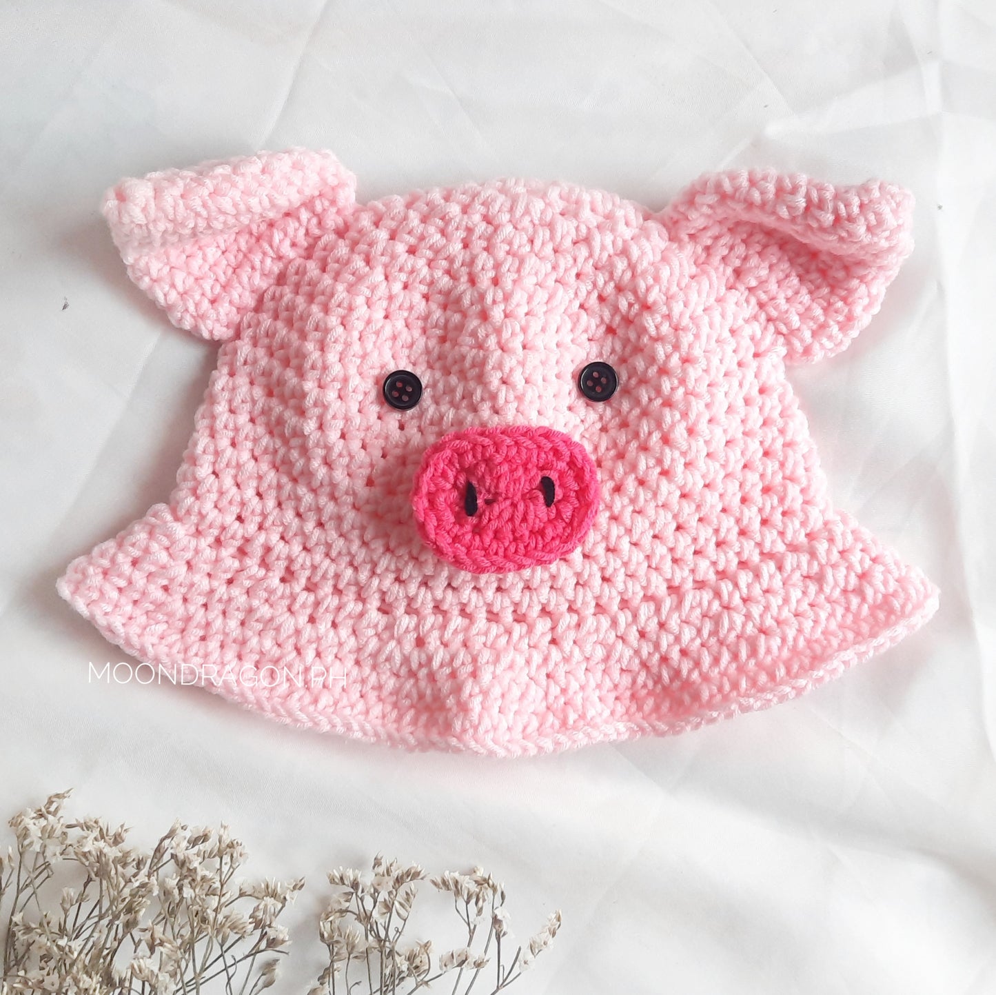 Animal Bucket Hats Crochet Written Pattern