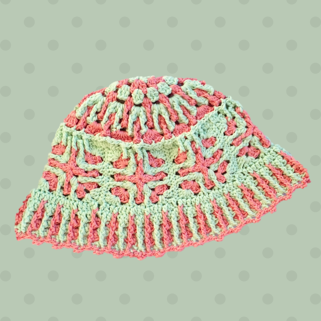 Tizzaia Bucket Hat Crochet Written Pattern